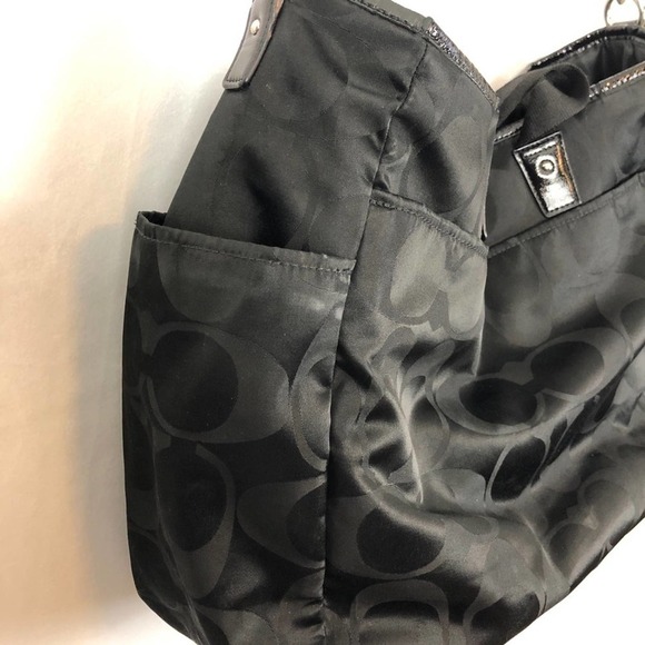 Black Authentic Coach Diaper Bag - Picture 9 of 12